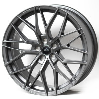 Диск литой 8*18 5*108 ET38 73,1 Kipardo VFF107 matt gray lip black