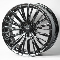 Диск литой 8*18 5*114,3 ET38 73,1 Kipardo FF130 Black Vacuum Chrome