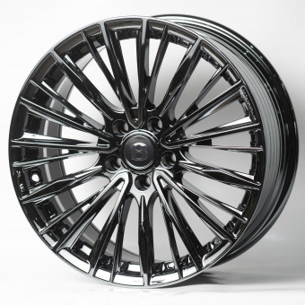Диск литой 8*18 5*114,3 ET38 73,1 Kipardo FF130 Black Vacuum Chrome