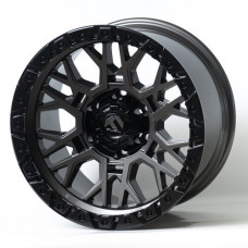 Диск литой 9*17 6*139,7 ET0 110,1 Kipardo KF5089 Dark Grey Black Lip