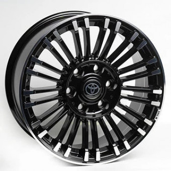Диск литой 8.5*18 5*150 ET45 110,1  Kipardo LB0188 алмаз черный