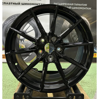 Диск литой 7,5*17 5*114,3 ET35 67,1 Kipardo XF005 black