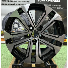 Диск литой 7*18 5*114,3 ET38 67,1 Remain R244 алмаз черный 