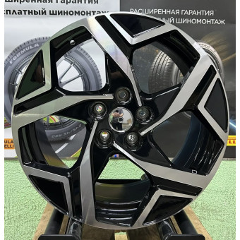 Диск литой 7,5*18 5*114,3 ET46 67,1 Kipardo 85700 BKF