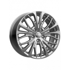 Диск литой 7,5*17 5*114,3 ET46 67,1 КиК Hyundai i40 (КСr873) дарк платинум