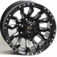 Диск литой 7*15 5*114,3 ET10 73,1 Kipardo Blitz Gloss Blacked Miled