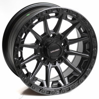Диск литой 9*18 5*114,3 ET15 73,1 Kipardo KF15 Satin Black 