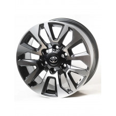 Диск литой 7,5*17 6*139,7 ET25 106,1 Kipardo R887F Dark GMF