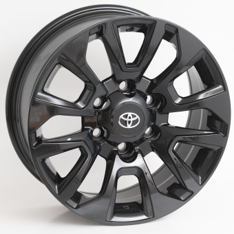 Диск литой 8*18 6*139,7 ET25 106,1 Kipardo R887F Gloss black