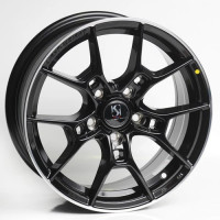 Диск литой 7*16 4*100 ET35 73,1 KoKo SL552 Black Lip