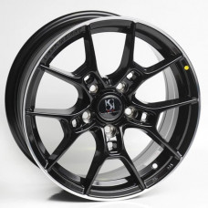 Диск литой 7*16 4*100 ET35 73,1 KoKo SL552 Black Lip