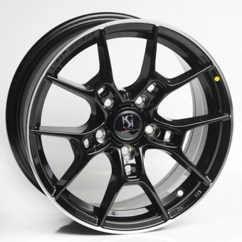 Диск литой 7*16 4*100 ET35 73,1 KoKo SL552 Black Lip