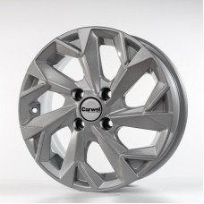 Диск литой 5,5*14 4*100 ET43 60,1 Khomen Wheels KHW1402 (Toyota Corolla) F-Silver