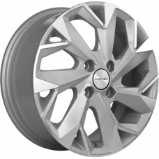 Диск литой 6*15 4*100 ET46 54,1 KHOMEN KHW1508 ZV KIA RIO F-SILVER-FP