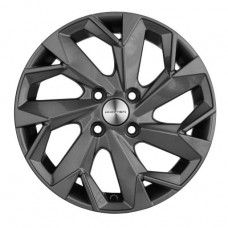 Диск литой 5,5*14 4*100 ET38 67,1 Khomen KHW1402 ZV Solaris/Rio Gray