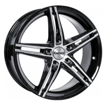 Диск литой 7,5*19 5*108 ET36 65,1 Khomen Wheels KHW1905 BLF